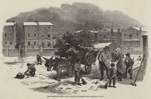Der Weihnachts-Holly-Wagen von Myles Birket Foster