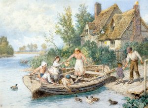 Die Fähre von Myles Birket Foster