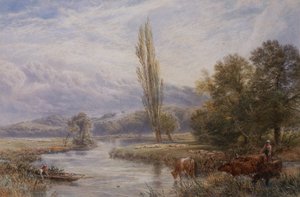 Der Wasserplatz von Myles Birket Foster