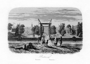 Batavia Jakarta, Indonesien, ca. 1840 von N. Remond