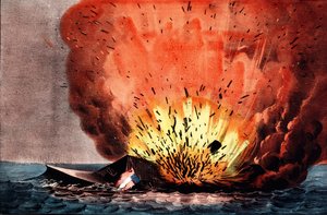 Amerikanischer Bürgerkrieg (1861-1865): Schlacht von Hampton Roads 8.-9. März