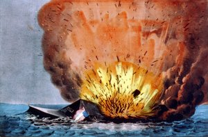 Amerikanischer Bürgerkrieg (1861-1865): Schlacht von Hampton Roads 8.-9. März