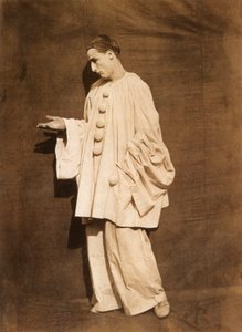 Mime Debureau: Pierrot flehend, Foto von Gaspard Felix Tournachon alias Nadar und Adrien Tournachon alias Nadar der Jüngere von Nadar