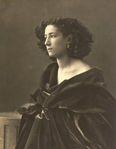 Sarah Bernhardt (1844-1924) französische Schauspielerin, Foto von Gaspard-Felix Tournachon alias Nadar