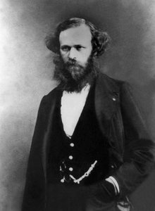 Arsene Houssaye (1815-1896), französischer Schriftsteller, Foto von Gaspard Felix Tournachon alias Felix Nadar (1820-1910)