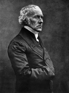Francois Guizot (1787-1874), französischer Historiker und Politiker, Bild von Nadar, April 1850