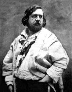 Französischer Dichter Theophile Gautier, fotografiert von Nadar, ca. 1854-1855