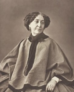 Georges Sand geboren Amantine Lucile Aurore Dupin, französische Schriftstellerin, 1804-1876, 1864