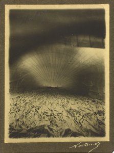 Innenansicht von Le Géant beim Aufblasen, 1863