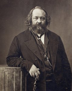 Porträt von Mikhail Alexandrovich Bakunin