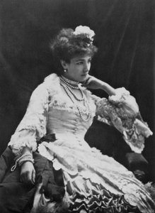 Sarah Bernhardt, französische Schauspielerin, ca. 1865