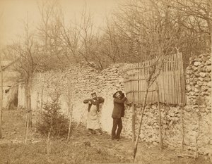Ermitage de Sénart, ein Gärtner und Jules Belaube