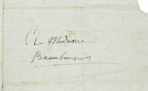 Brief an Josephine de Beauharnais