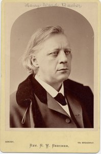Henry Ward Beecher, amerikanischer Geistlicher und Sozialreformer von Napoleon Sarony