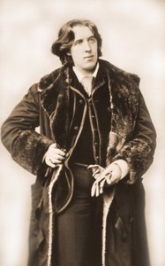 Oscar Wilde (1854 - 1900) um 1882 von Napoleon Sarony (1821 - 1896)