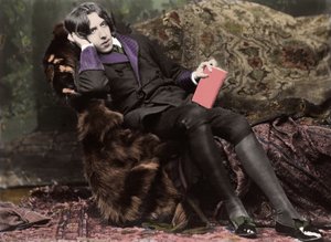 Porträt von Oscar Wilde (1854 - 1900) um 1882 von Napoleon Sarony (1821 - 1896) (Foto)