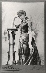 Porträt von Sarah Bernhardt (1844-1923) in den Vereinigten Staaten aufgenommen