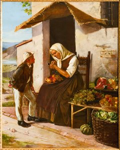 Beim Gemüsehändler von Narciso Malatesta