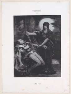 Der Tod vor Angst, 1830-76 von Narcisse Virgile Diaz de la Peña