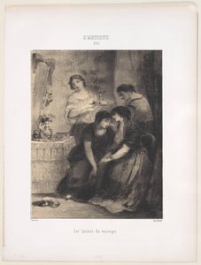 Die Tränen der Witwenschaft, 1830-76 von Narcisse Virgile Diaz de la Peña