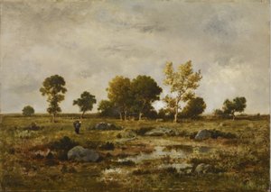 Herbstwirkung, Fontainebleau von Narcisse Virgile Diaz de la Peña