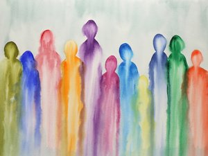 Bunte abstrakte Figuren