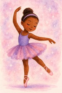 Anmutige kleine Ballerina