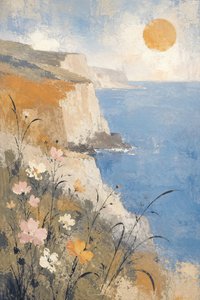 Sonnige Küstenblumen von Natalie Bruns