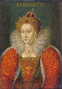 Miniatur-Ölporträt von Königin Elizabeth I. von England
