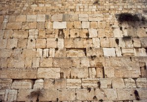 Westliche Mauer des Tempels auf dem Tempelberg, Jerusalem von Nathan Benn