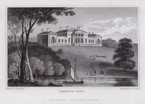 Harewood House von Nathaniel (after) Whittock