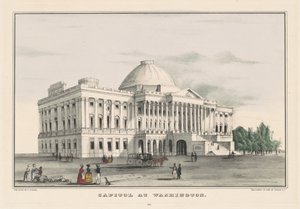 Kapitol in Washington von Nathaniel Currier