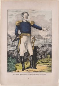 General Winfield Scott von Nathaniel Currier
