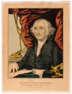 George Washington, Erster Präsident der USA von Nathaniel Currier