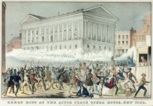 Großer Aufruhr am Astor Place
