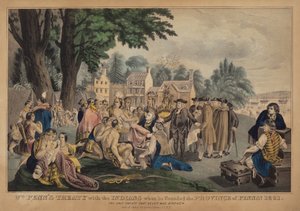 Wm. Penns Vertrag mit den Indianern bei der Gründung der Provinz Pennsylvania 1661: Der einzige Vertrag, der niemals gebrochen wurde von Nathaniel Currier