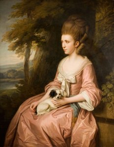 Porträt von Miss Hargreaves, 1750-1800