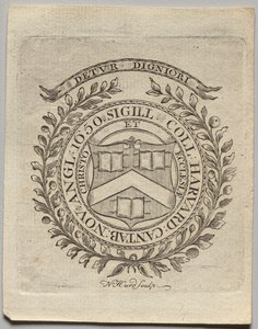 Exlibris: Siegel des Harvard College