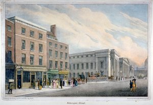 Aldersgate Street, City of London, ca. 1830