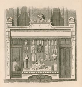 Ladenfront-Design im italienischen Stil von Nathaniel Whittock