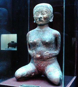 Frau bei der Geburt
