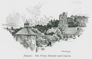 Dunster, Das Priorat Taubenschlag und Kirche