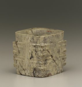 Kurzes Rohr (cong), Region des Tai-Sees, Liangzhu-Kultur, 3300-2250 v. Chr.
