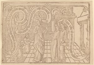 Seite aus "Canticum Canticorum": 2. Ausgabe von Netherlandish 15th Century