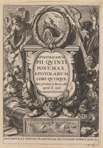 Titelseite für Apostolicarvm PII Qvinti Pont. Max... von Netherlandish 17th Century after Sir Peter Paul Rubens