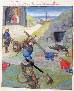 Kadmos, aus Metamorphosen 10 von Ovid, 1497 von Netherlandish School