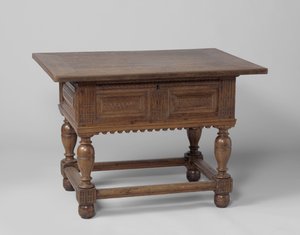 Zahltisch, ca. 1600-50 (Eiche) von Netherlandish School