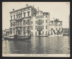 Außenansicht des Palazzo Guggenheim in Venedig