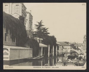 Ansicht des Rio dei Ognissanti in Venedig