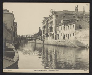 Ansicht der Fondamenta Rossa in Venedig